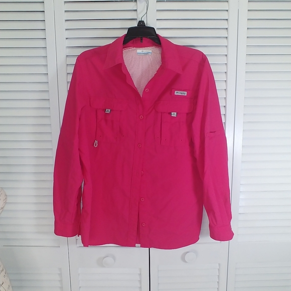 Columbia pink shirt size M - Picture 1 of 5